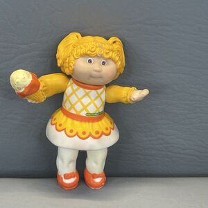 Miniature Cabbage Patch Poseable Figures with Ice Cream Cone Vintage 80s